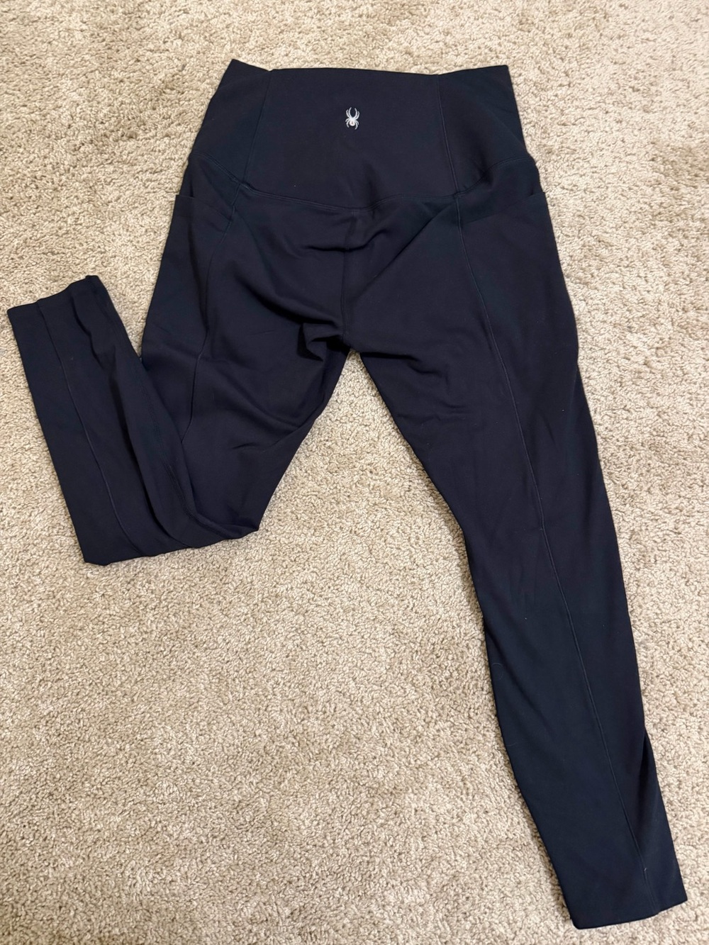 Spyder High-Waist Black Active Leggings